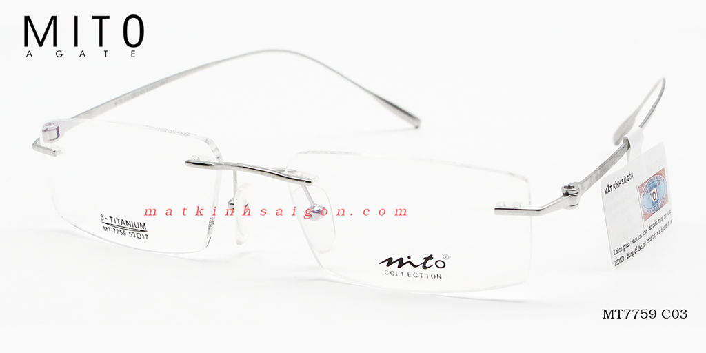 Gọng Kính Khoan  MITO MT7759C03
