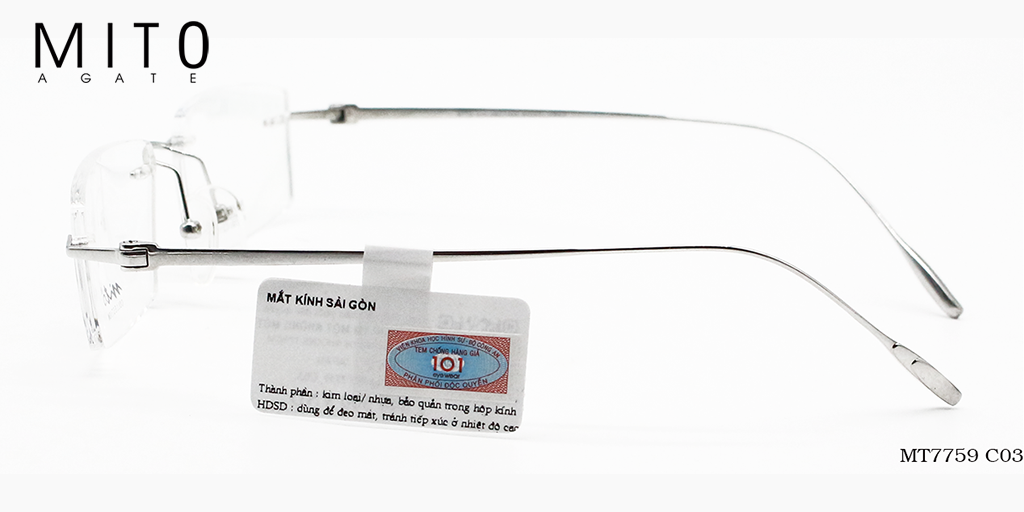 Gọng Kính Khoan  MITO MT7759C03 - Hình 5
