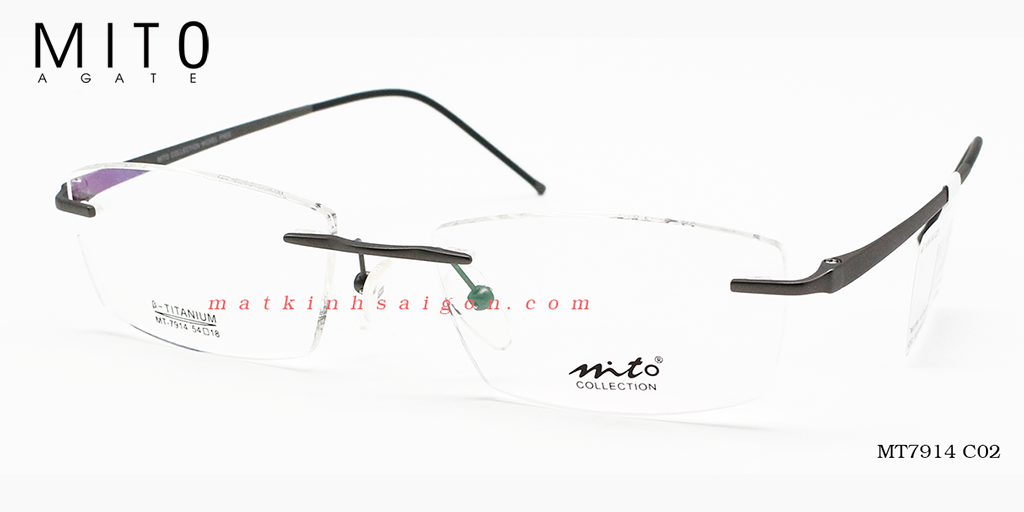 Gọng Kính Khoan  MITO MT7914C02