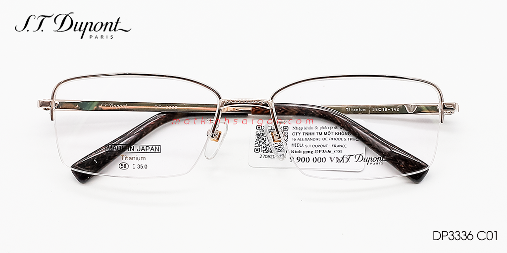 GỌNG KÍNH  DUPONT DP3336 C01 - Hover