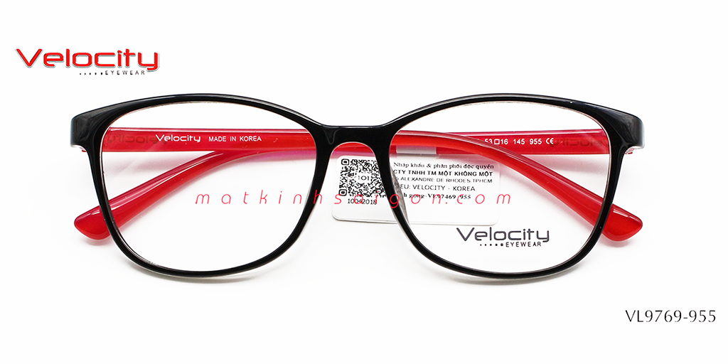 GỌNG KÍNH NHỰA NỮ VELOCITY VL9769-955 - Hover