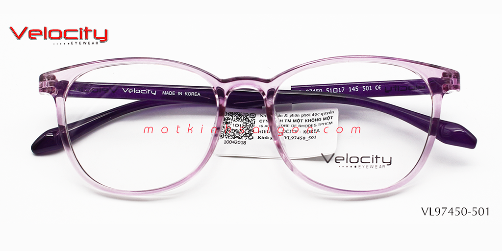 GỌNG KÍNH NHỰA NỮ VELOCITY VL97450-501 - Hover