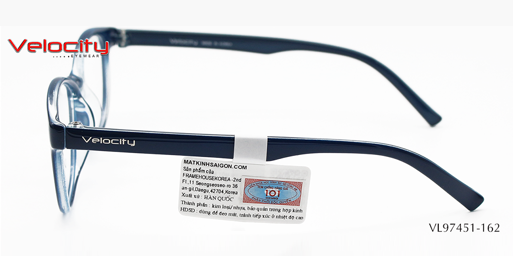 GỌNG KÍNH NHỰA NỮ VELOCITY VL97451-162 - Hình 5