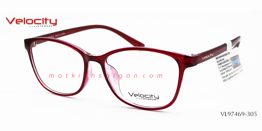 GỌNG KÍNH NHỰA NỮ VELOCITY VL97469-305