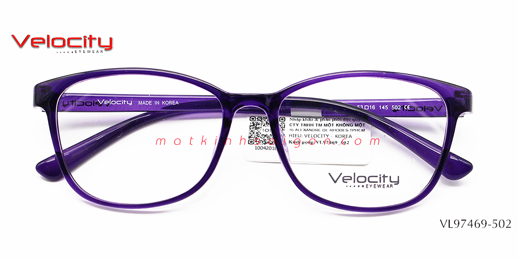GỌNG KÍNH NHỰA NỮ VELOCITY VL97469-502 - Hover