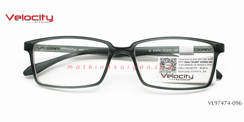 GỌNG KÍNH NHỰA VELOCITY VL97474-356 - Hover