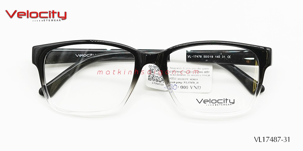 GỌNG KÍNH NHỰA VELOCITY VL17488-31 - Hover