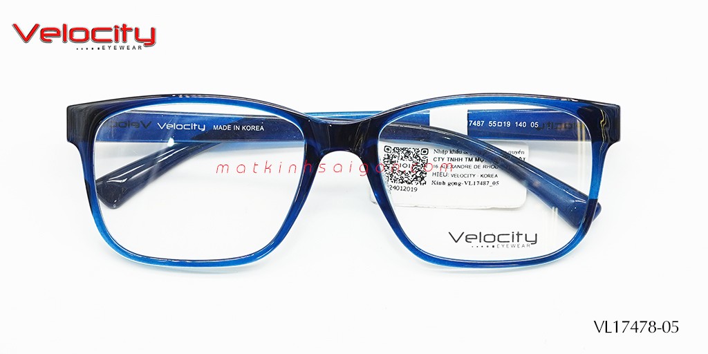 GỌNG KÍNH NHỰA VELOCITY VL17478-05 - Hover