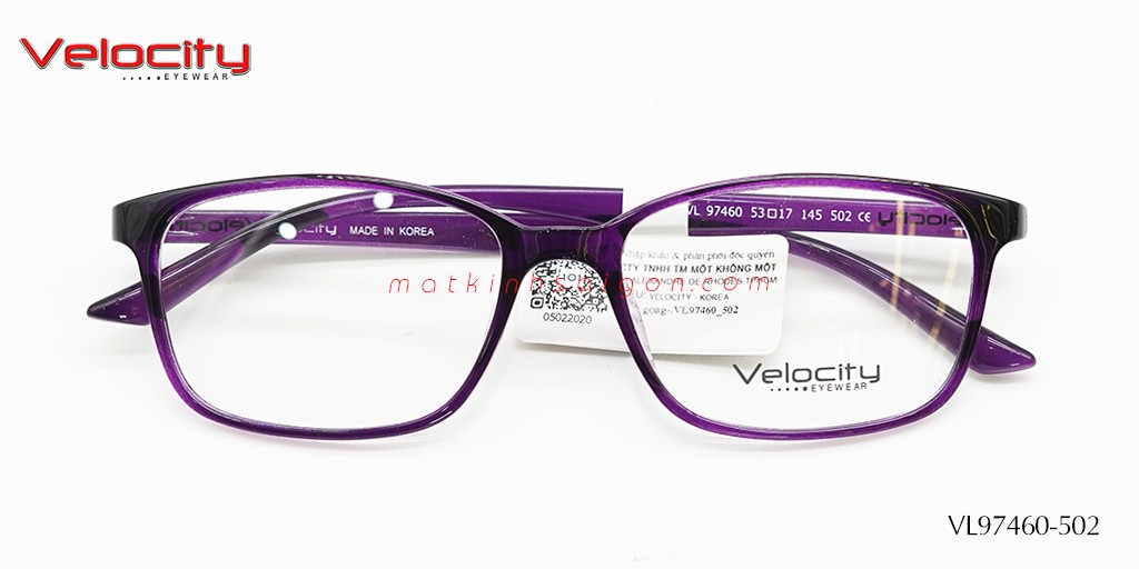 GỌNG KÍNH NHỰA VELOCITY VL97460-502 - Hover