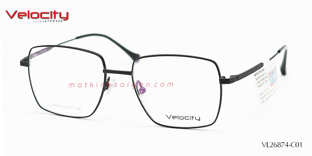 GỌNG KÍNH HỢP KIM VELOCITY VL26874-C01