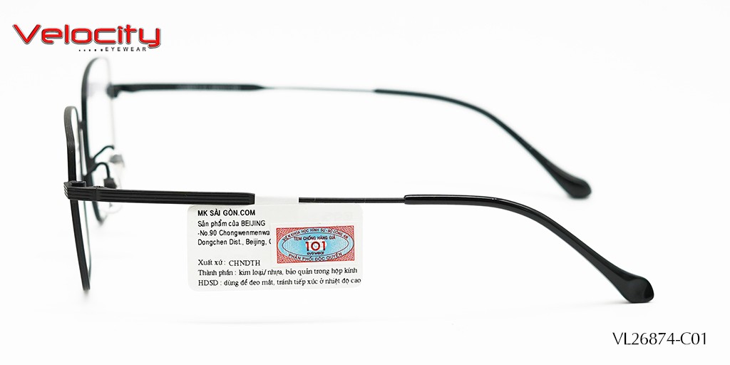 GỌNG KÍNH HỢP KIM VELOCITY VL26874-C01 - Hình 5