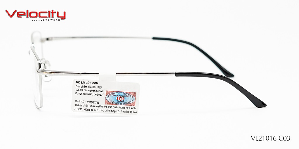 GỌNG KÍNH NAM HỢP KIM VELOCITY VL21016-C03 - Hình 5