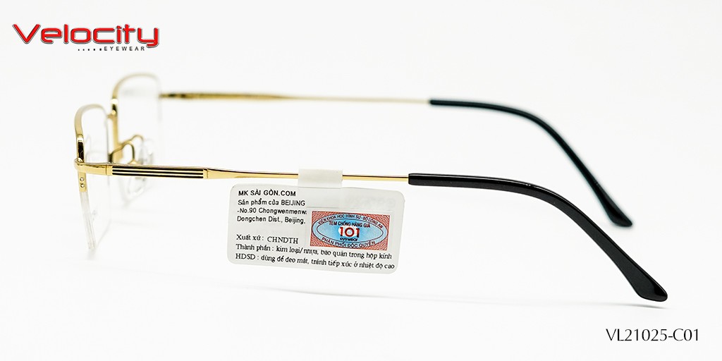 GỌNG KÍNH NAM T-β-TITAN  VELOCITY VL21025-C01 - Hình 5