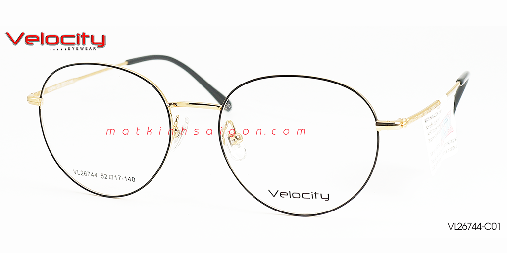 GỌNG KÍNH HỢP KIM VELOCITY VL26744-C01