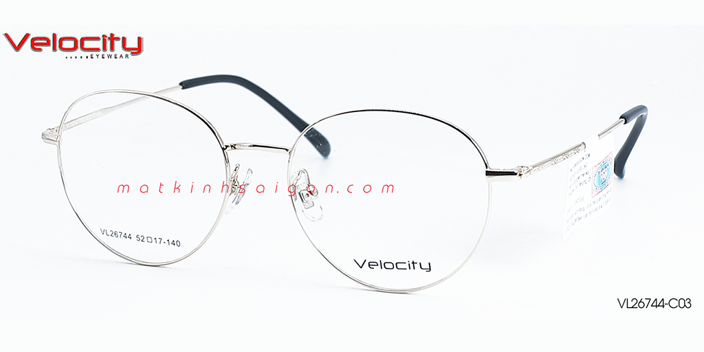 GỌNG KÍNH HỢP KIM VELOCITY VL26744-C03
