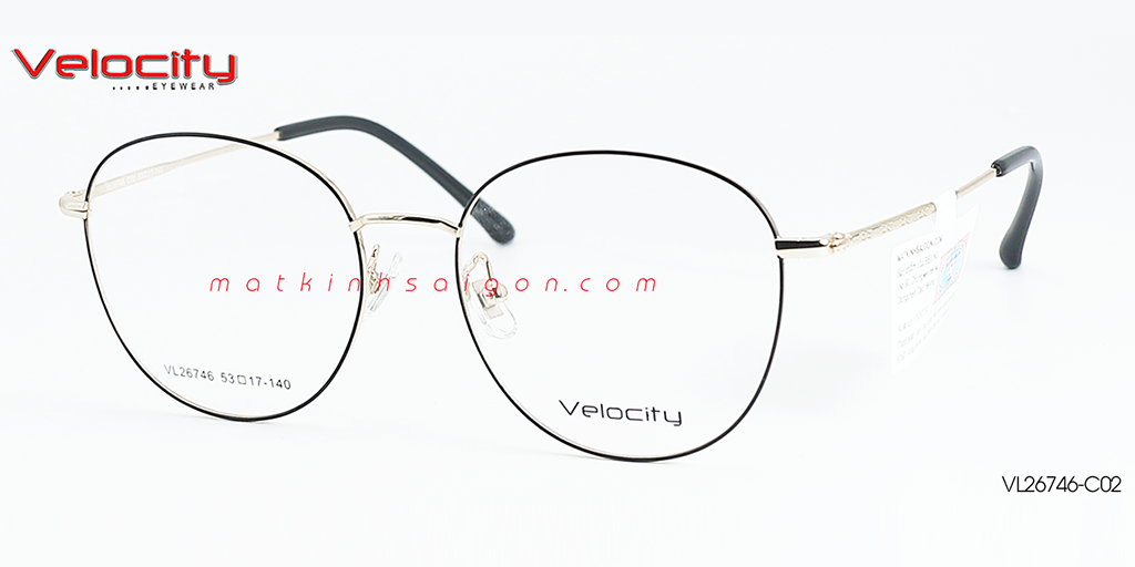 GỌNG KÍNH HỢP KIM VELOCITY VL26746-C02