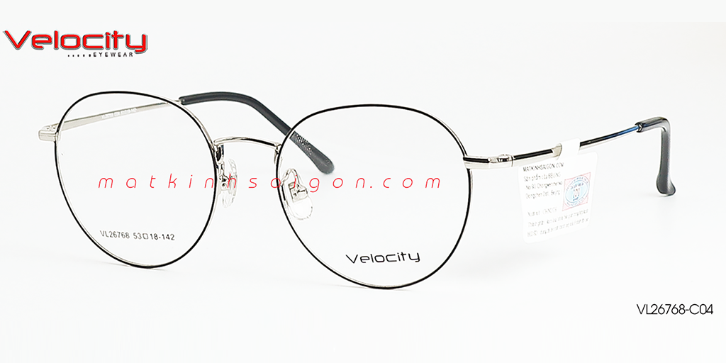 GỌNG KÍNH HỢP KIM VELOCITY VL26768-C04
