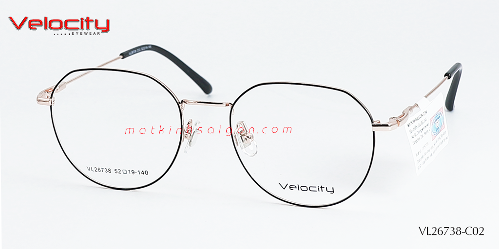 GỌNG KÍNH HỢP KIM VELOCITY VL26738-C02