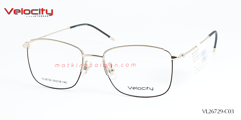 GỌNG KÍNH HỢP KIM VELOCITY VL26729-C03