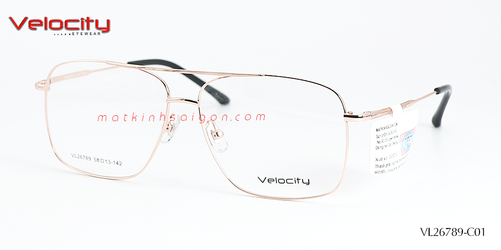GỌNG KÍNH HỢP KIM VELOCITY VL26789-C01