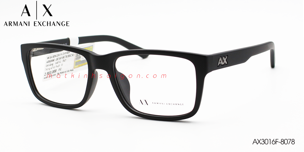 Gọng Kính Nhựa TR90 Armani Exchange AX3016F-8078