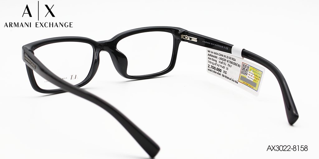 Gọng Kính Nhựa TR90 Armani Exchange AX3022-8158 - Hình 4