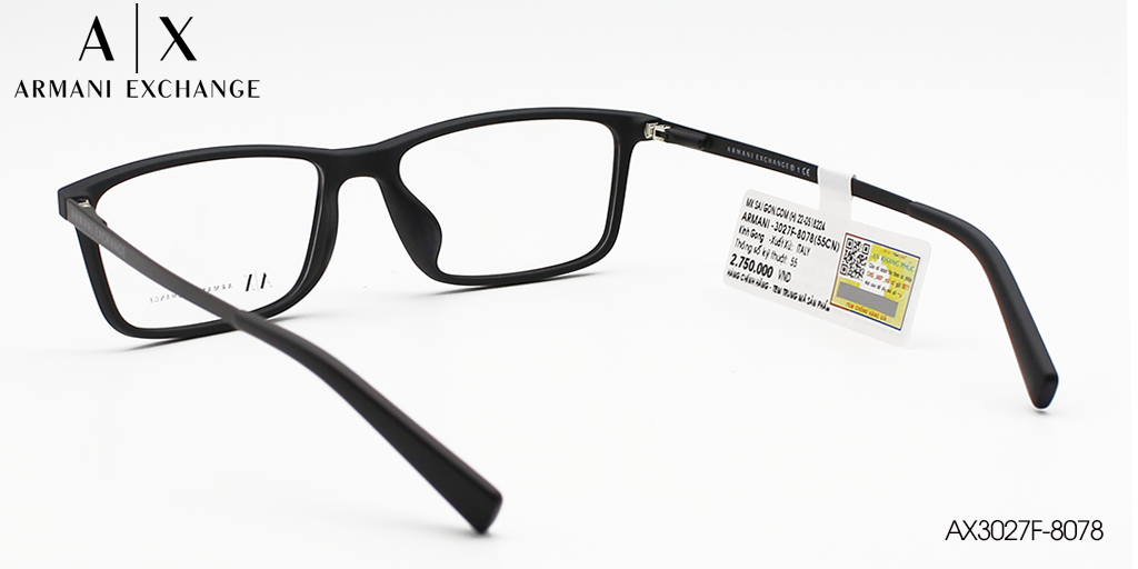 Gọng Kính Nhựa TR90 Armani Exchange AX3027F-8078 - Hình 4