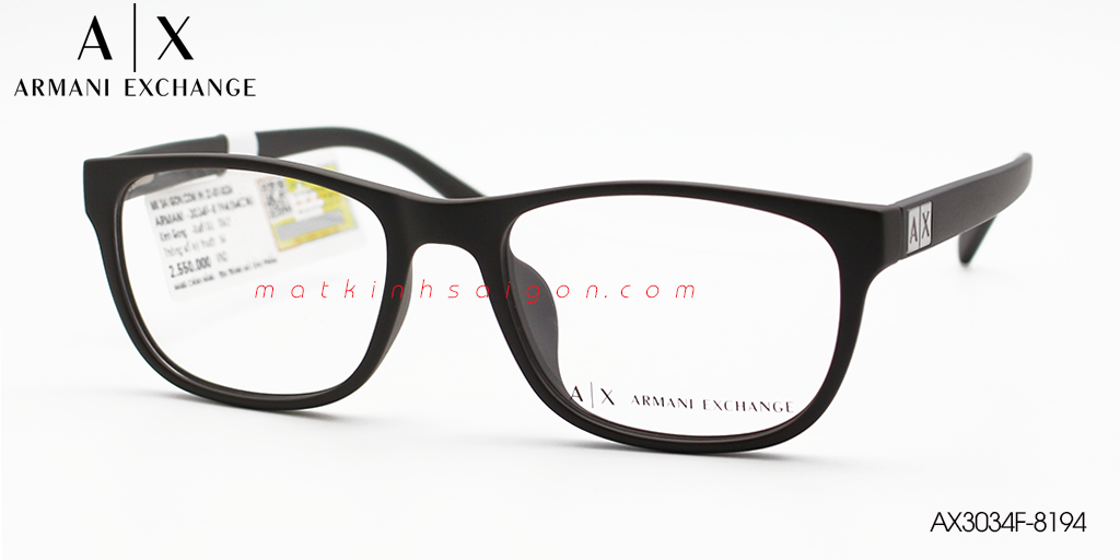 Gọng Kính Nhựa TR90 Armani Exchange AX3034F-8194