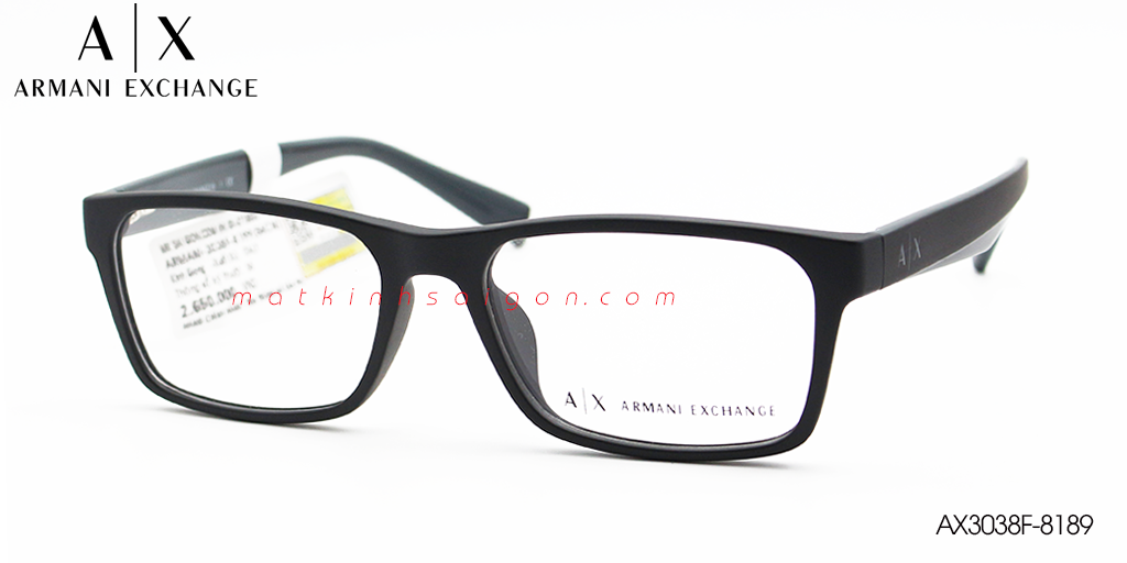 Gọng Kính Nhựa TR90 Armani Exchange AX3038F-8189