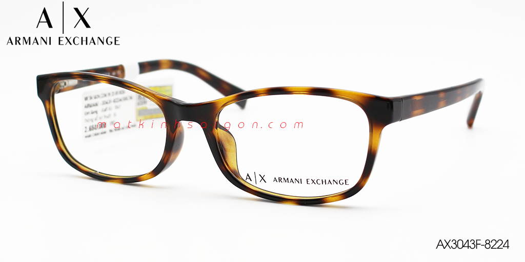 Gọng Kính Nhựa TR90 Armani Exchange AX3043F-8224