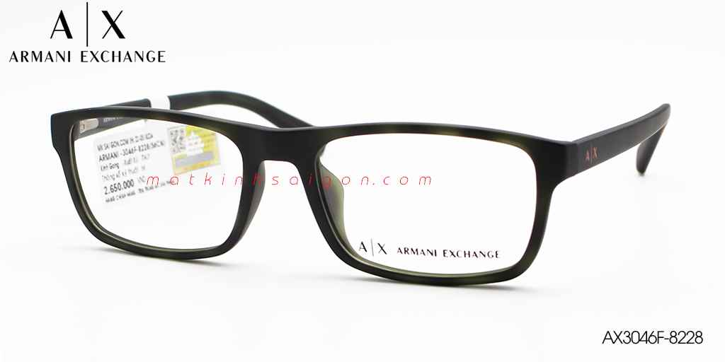 Gọng Kính Nhựa TR90 Armani Exchange AX3046F-8228
