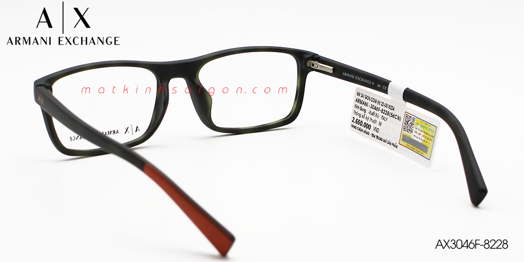 Gọng Kính Nhựa TR90 Armani Exchange AX3046F-8228 - Hình 4