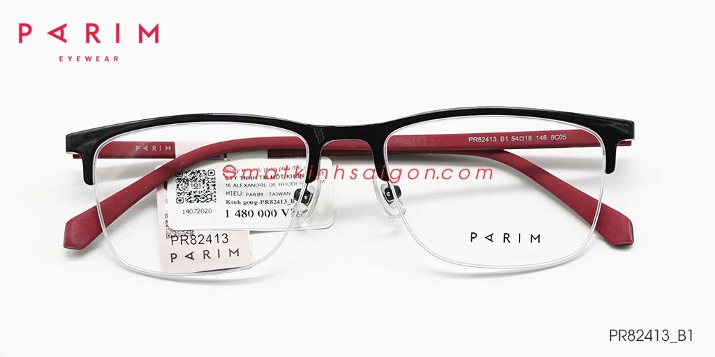Gọng Kính Parim PR82413 B1 - Hover
