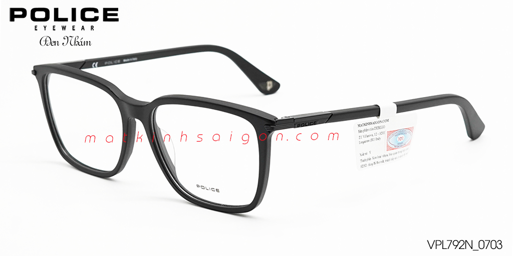 GỌNG KÍNH POLICE VPL792N 0703 - Hình 4