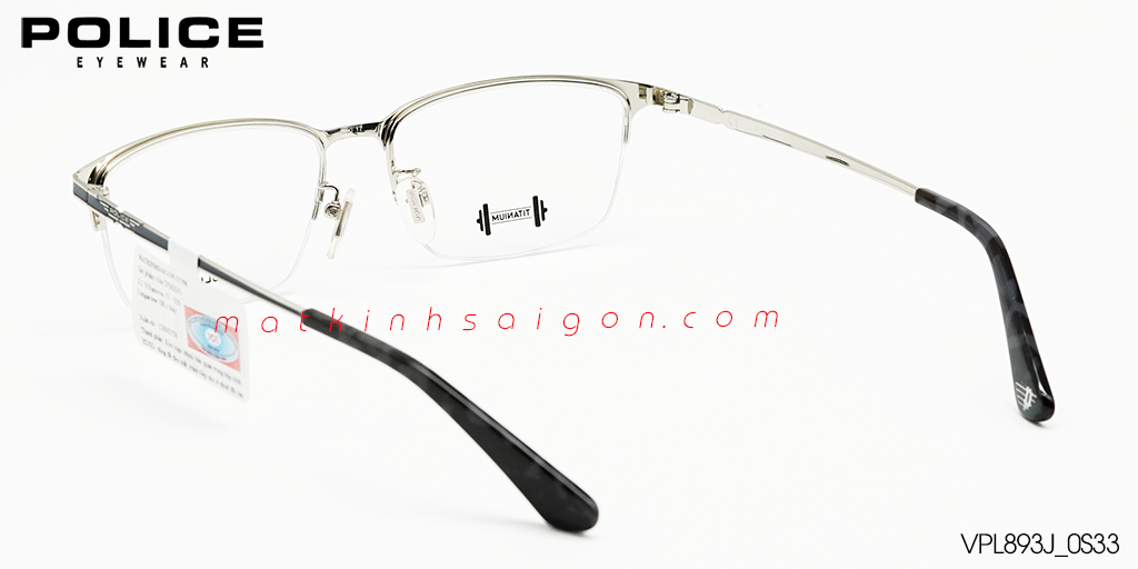 GỌNG KÍNH POLICE VPL993J 0S33 - Hình 4