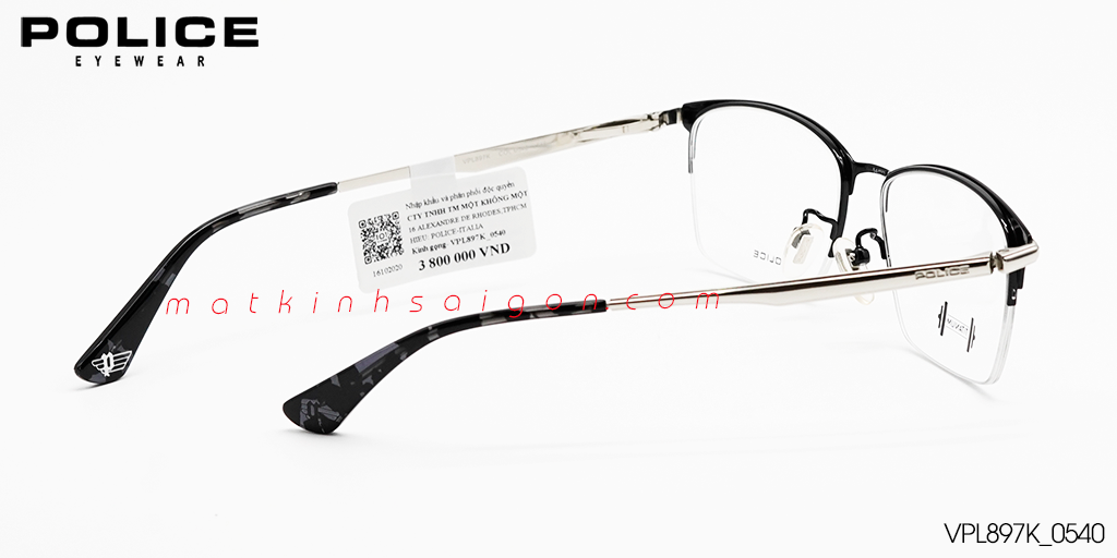 GỌNG KÍNH POLICE VPL897K 0540 - Hình 5