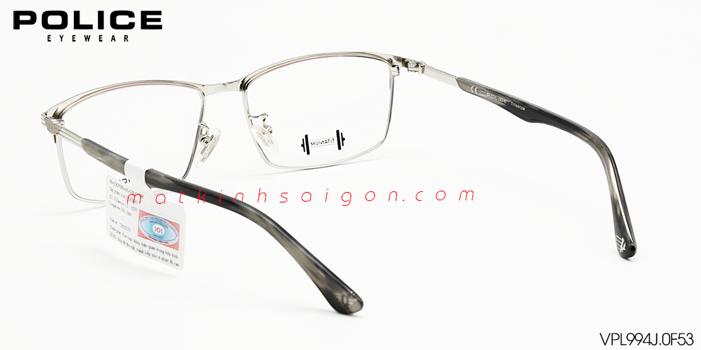 GỌNG KÍNH POLICE VPL994J 0F53 - Hình 4