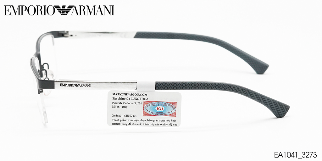 GỌNG KÍNH HỢP KIM TITANIUM EMPORIO ARMANI EA1041_3273 - Hình 5