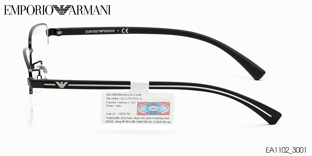 GỌNG KÍNH EMPORIO ARMANI EA1102D 3001 - Hình 6