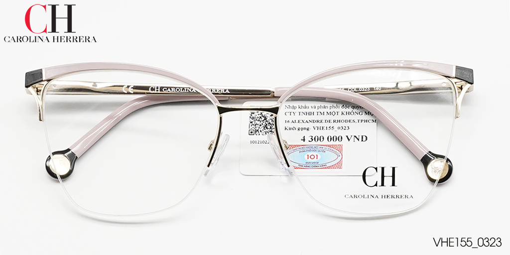 GỌNG KÍNH TITANIUM CAROLINA HERRERA VHE155 0323 - Hover