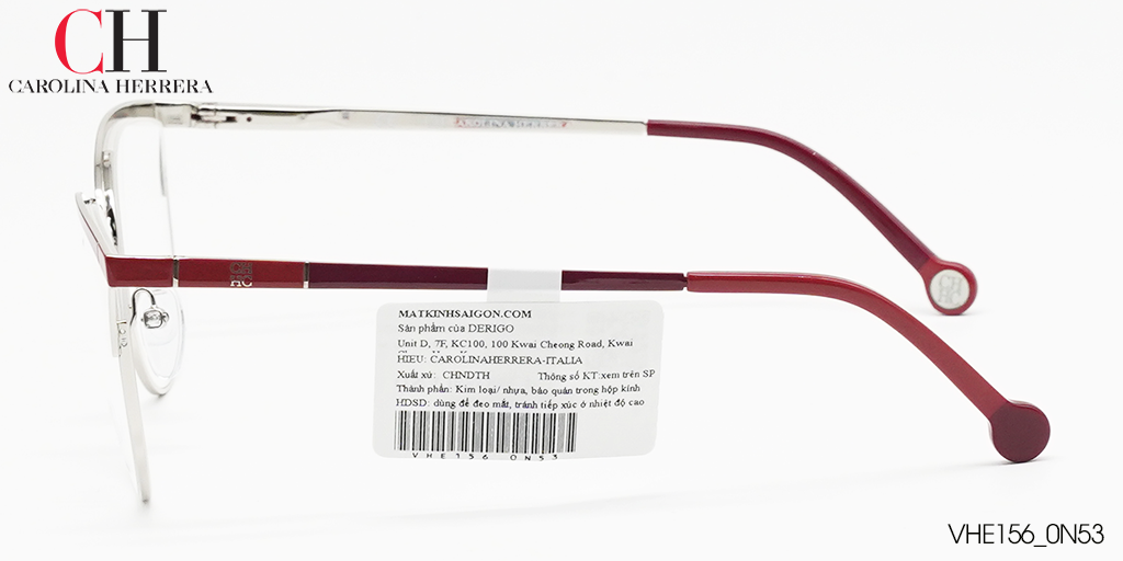 GỌNG KÍNH TITANIUM CAROLINA HERRERA VHE156 0N53 - Hình 6