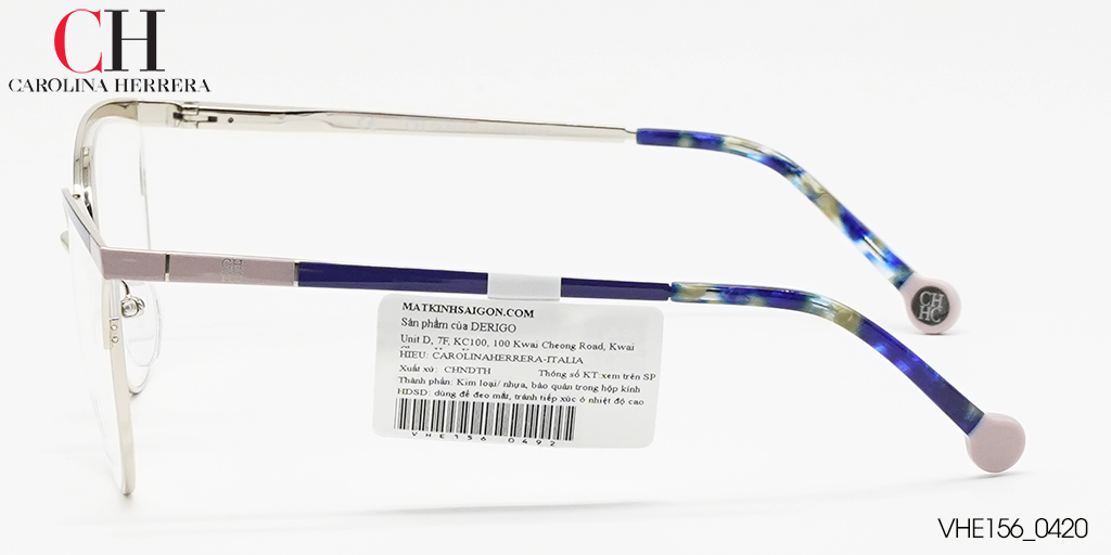 GỌNG KÍNH TITANIUM CAROLINA HERRERA VHE156 0492 - Hình 7