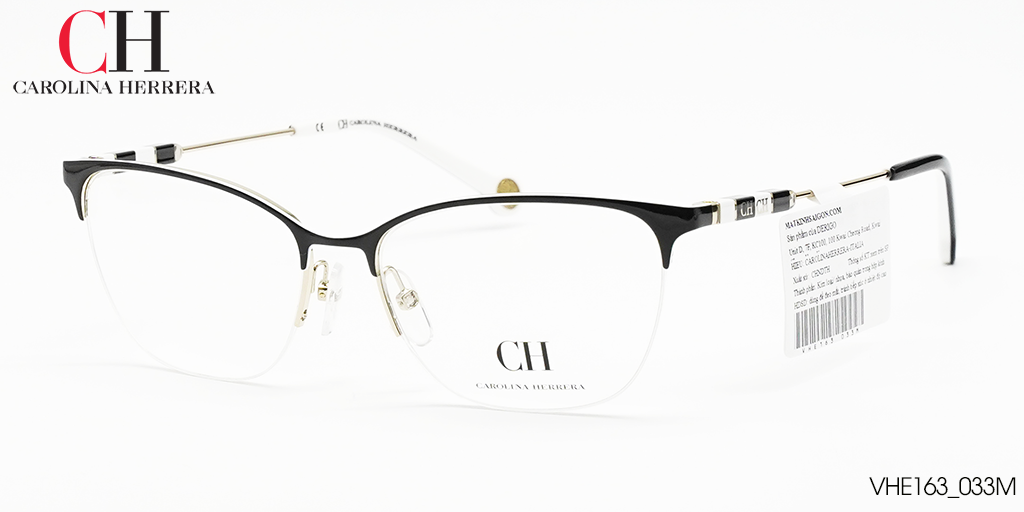 GỌNG KÍNH TITANIUM CAROLINA HERRERA VHE163 033M - Hình 4