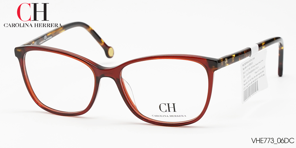 GỌNG KÍNH NHỰA TR90 CAROLINA HERRERA VHE773 06DC - Hình 4
