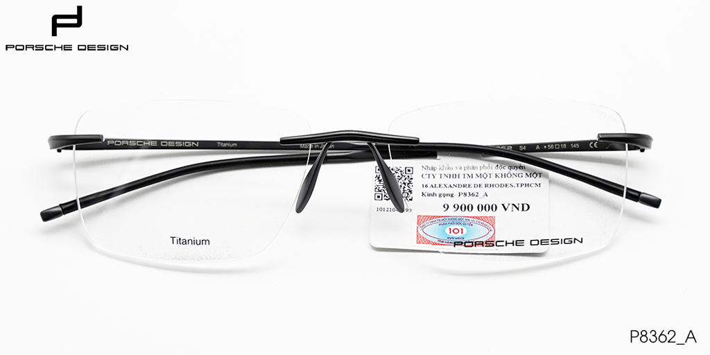 GỌNG KÍNH KHOAN MPORSCHE DESIGN P8362 B - Hover