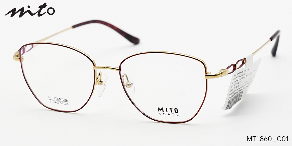 Gọng Kính Nữ Mito B-Titanium MT1860_C01