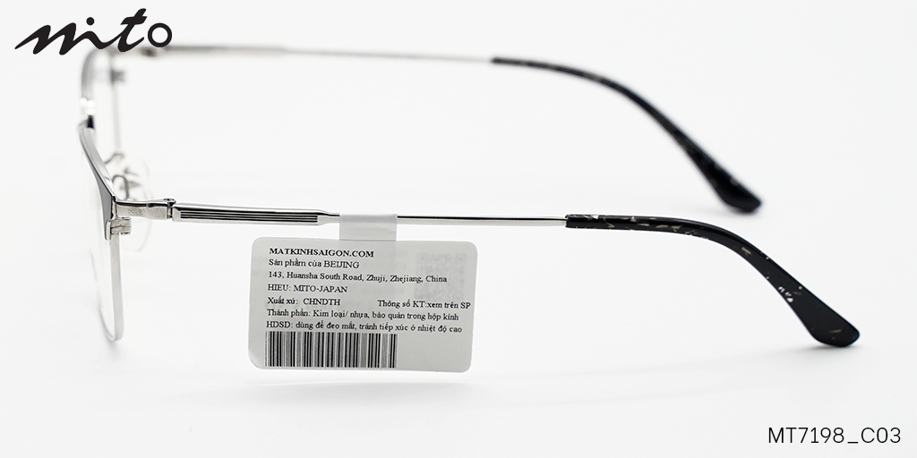 Gọng Kính Nam Mito B-Titanium MT7198_C03 - Hình 5