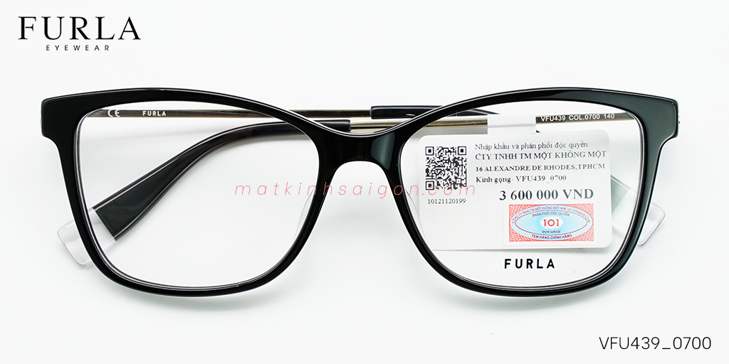 Gọng Kính Furla VFU439 0700 - Hover