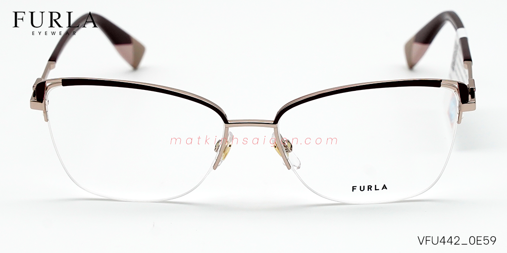 Gọng Kính Furla VFU442 0E59 - Hình 3