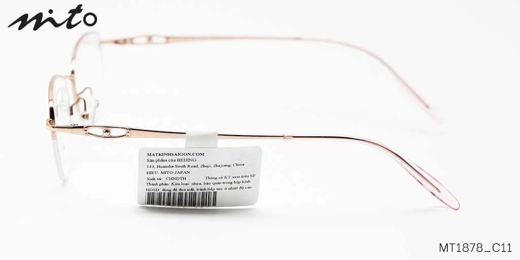Gọng Kính Mito Pure-Titanium MT1878_C06 - Hình 5